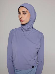 Купальник-футболка SIYA Swimwear Hijab, пятнистый синий