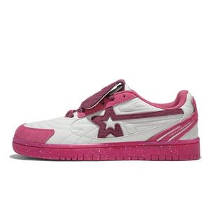 RIPSTAR Кроссовки для скейтбординга с низким верхом, устойчивые к истиранию и скольжению, ягодно-розовые, унисекс