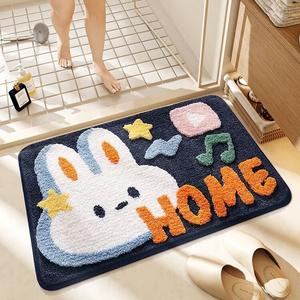 Dajiang Ковер 40х60 см для ванной комнаты, впитывающий, с электронной мелодией, 1 см толщина, быстрая сушка