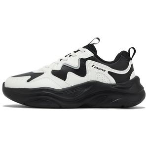 361° Женские низкие кроссовки Life Collection Chunky Feather White, Obsidian Black