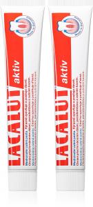 Зубная паста «Актив» для лечения пародонтита Lacalut, 2× 75 мл