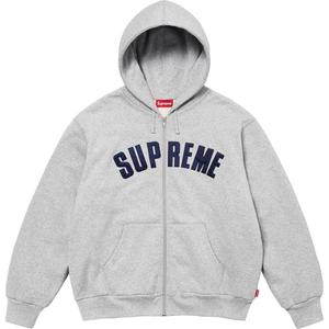 Arc Thermal Zip Up Hooded Sweatshirt Supreme, серый/серый