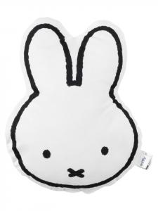 Miffy Декоративная подушка в виде плюшевого кролика Миффи, 37x30 см, белого цвета