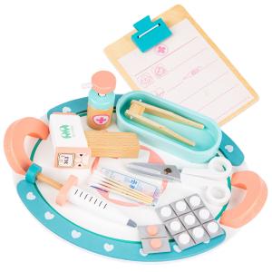 Деревянный набор маленького доктора и медсестры Kinderplay