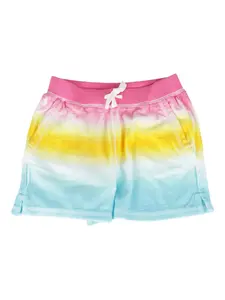 Шорты с эффектом градиента Polo Ralph Lauren Kids, розовый