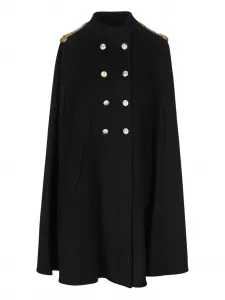 Двубортная накидка IL TABARRO, черный