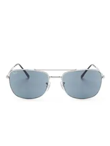 Солнцезащитные очки-авиаторы Ray-Ban, серебяный