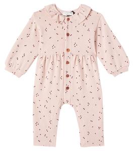 Комбинезон с принтом Малышка Ханна из хлопковой смеси 1 + in the Family, Nude