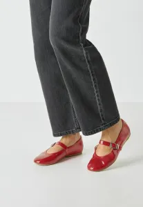 Балетки с ремешком на щиколотке Tamaris, Red