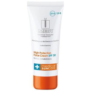 Солнцезащитный крем medical sun care high protection face cream - spf 30 Mbr Medical Beauty Research, объем 100 мл