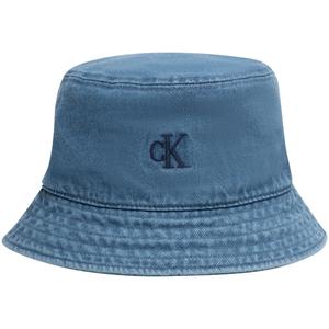 Хлопковая панама унисекс джинсово-синего цвета CALVIN KLEIN