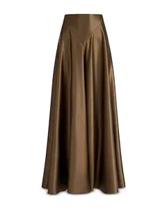 Шелковая юбка Эймс Altuzarra, зеленый