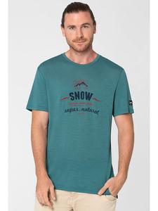 Super.natural Футболка "Молитесь о снеге" бирюзового цвета
