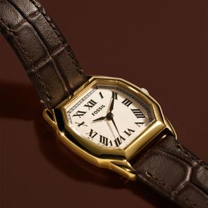 Женские аналоговые часы Fossil ES5426 с кожаным ремешком