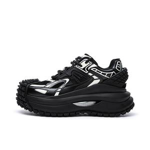 Ed Hardy Износостойкие утепленные кроссовки на платформе с эффектом увеличения роста женские Meteorite Black, цвет Meteorite Black