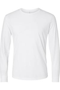 Футболка унисекс с длинным рукавом Next Level CVC, белый