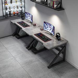 Компьютерный стол Naijia для двоих, 160 см, каменная плита серый