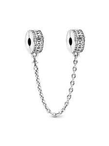 Подвеска-цепочка с логотипом Pandora Pandora, серебро 925 пробы