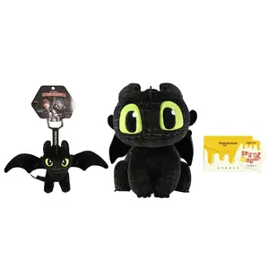 Универсальные студии зублесс мастер драгон найт пендант блэк куклы плюшевая кукла высота 11см/20см POTDEMIEL