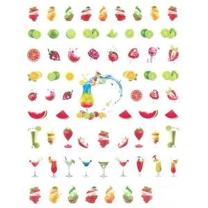 Тонкие самоклеящиеся наклейки для ногтей № CA-062. MollyLac, Molly Lac