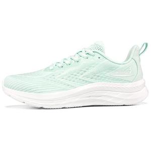 Дышащие легкие низкие повседневные кроссовки женские белые зеленые 361°