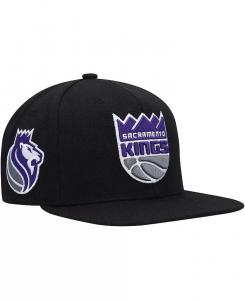 Мужская черная бейсболка Sacramento Kings Side Core 2.0 Snapback Mitchell & Ness