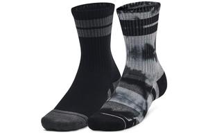Унисекс носки до середины икры Under Armour, 2 пары (Чёрный+Серый)