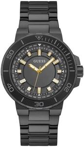 GUESS мужские спортивные часы в стиле дайвера, 44 мм, Black/Black/Black
