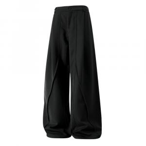 X1617 Брюки костюмные Unisex Black