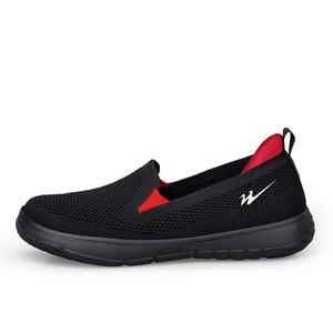 DOUBLE STAR 88 Женские легкие дышащие нескользящие кеды Flyknit низкие черные, цвет Black