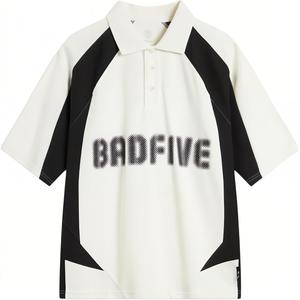Li-Ning Li Ning Polo Shirts Мужская поло с воротником цвет Ivory Black Moderate Others
