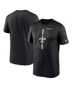 Мужская черная футболка New Orleans Saints Legend Icon Performance Nike, черный