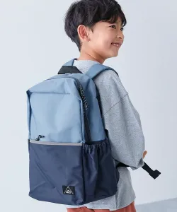 Подходит для формата А4, доступны два размера, школьный рюкзак (14,5 л, 18 л), детская одежда, весна/лето 2016 Devirock, цвет 003-Blue Gray