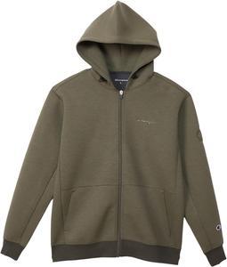 Мужская спортивная толстовка Champion C3-YS101 с длинными рукавами и капюшоном WRAP-AIR, эластичная, термобелье, с логотипом, на молнии