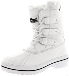 Женские зимние ботинки POLAR, стеганые, короткие, для снега и дождя, теплые и водонепроницаемые, White