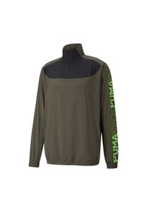 Свитер-Поезд тканый 12 молний Puma, зеленый