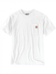 CARHARTT Футболка "Dearborn Relaxed Pocket T-Shirt" белого цвета