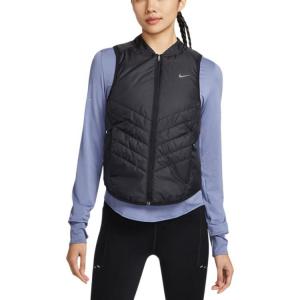 Nike Женский жилет, черные, с воротником-стойкой, средней жесткости, другие
