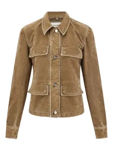 Куртка с карманами Ferragamo, коричневый