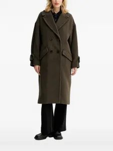 Двубортное пальто Sessùn, коричневый