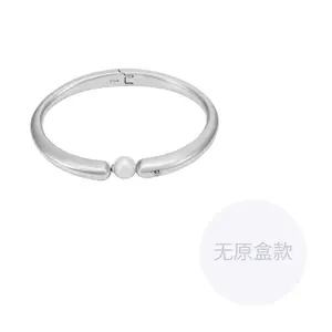Серебряные браслеты Pearl Bangles для женщин EMPORIO ARMANI, серебряный