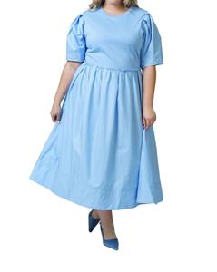 Платье Adelaide - плюс в светло-голубом Tanya Taylor