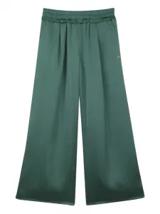 Атласные брюки с логотипом Boss Kidswear, зеленый