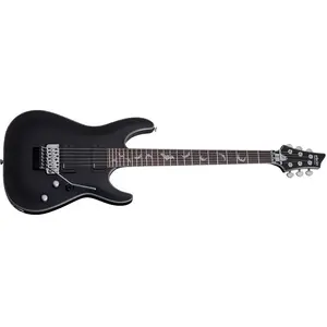Schecter Damien Platinum-6 FR Satin Black + Чехол для Гитары - SBK НОВАЯ Гитара Floyd EMG Platinum Active