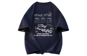 Футболки унисекс с круглым вырезом, средней плотности Disney, темно-синий