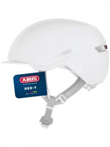 ABUS Велосипедный шлем HUD-Y чисто белого цвета