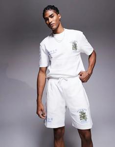 Комбинезон из шорт River Island Hayashima белого цвета