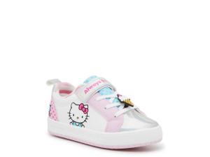 Кроссовки Ground Up Hello Kitty Sneaker - Kids', White/Pink/Silver Metallic