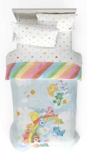 Комплект постельного белья Care Bears, 4 предмета, Twin Franco Collectibles, реверсивный, из микрофибры, цвет Care Bears - Care a Lot