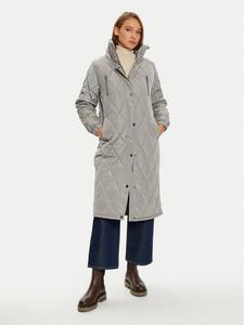 Пуховик стандартного кроя Kaffe, серый